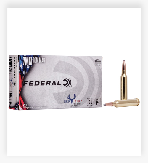 Federal Premium Non-Typical 150 GR Soft Point 7mm Rem Magnum Ammo