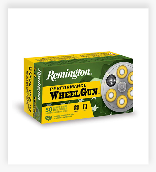 Remington Performance Wheelgun .357 Magnum 158 Grain Lead Semi-Wadcutter Ammo