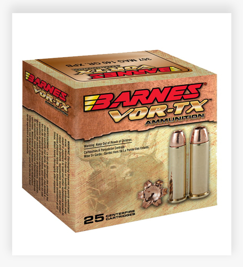 Barnes VOR-TX .357 Magnum 140gr XPB Handgun Hunting Cartridges Ammo