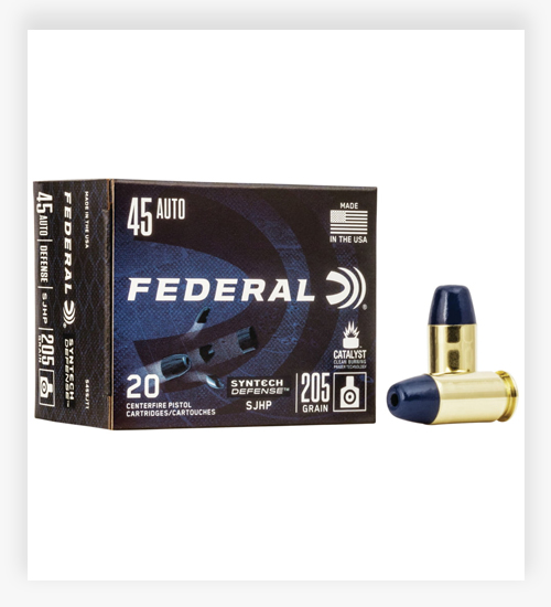 Federal Premium 205 GR Segmented Hollow Point 45 ACP Ammo
