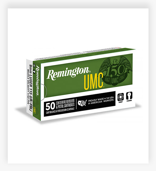 Remington UMC Handgun 18 Grain Flat Nose Enclosed Base 40 S&W Ammo
