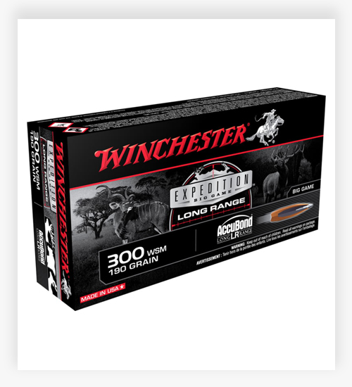 Winchester Expedition Long Range 190 Gr AccuBond 300 Win Short Magnum Ammo