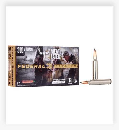 Federal Premium VITAL-SHOK .300 Winchester Magnum 165 GR Trophy Copper Ammo