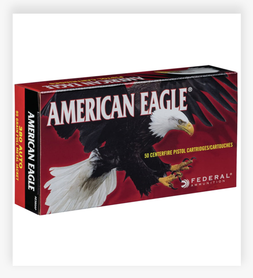 Federal Premium American Eagle .380 ACP 95 GR FMJ Ammo
