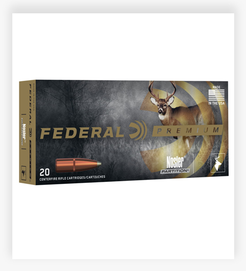 Federal Premium VITAL-SHOK 6mm Remington 100 GR Nosler Partition Ammo