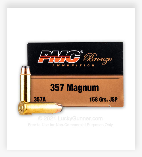 PMC 357 Mag Ammo 158 Grain JSP