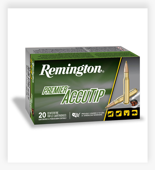 Remington Premier Accutip 40 Grain AccuTip-V Boat Tail 204 Ruger Ammo