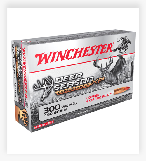 Winchester DEER SEASON XP .300 Winchester Magnum 150 GR Copper Extreme Point Polymer Tip Ammo