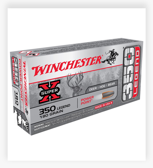 Winchester SUPER X-RIFLE 180 GR Power-Point 350 Legend Ammo