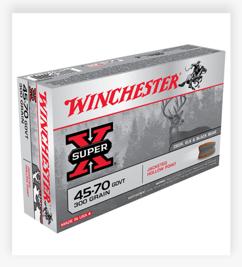 Winchester SUPER-X RIFLE .45-70 Government 300 GR Jacketed Hollow Point Ammo
