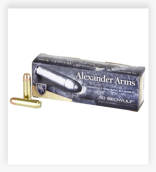 Alexander Arms Loaded Ammunition 50 Beowulf 6.5 Grendel Ammo