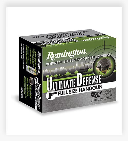 Remington Ultimate Defense Full-Size .380 ACP 102 Grain BJHP