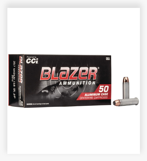 CCI Ammunition Blazer Aluminum .357 Magnum 158 GR JHP Ammo