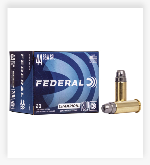 Federal Premium 200 GR Semi-Wadcutter Hollow Point 44 Special Ammo