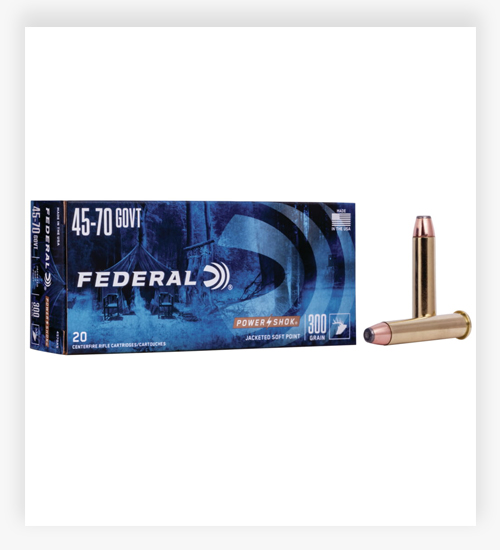 Federal Premium Power-Shok .45-70 Government 300 GR Jacketed Soft Point Ammo