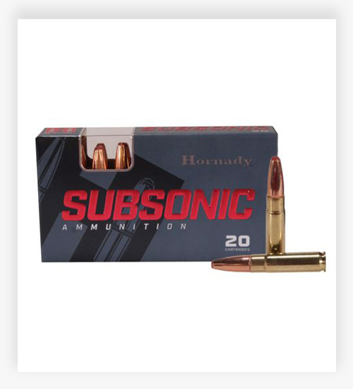 Hornady Subsonic .300 AAC Blackout 190 Grain Subsonic eXpanding Ammo