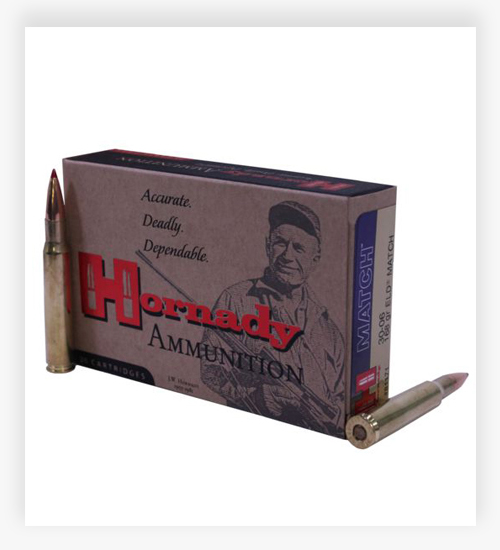 Hornady Vintage Match .30-06 Springfield 168 Grain Extremely Low Drag Match Ammo