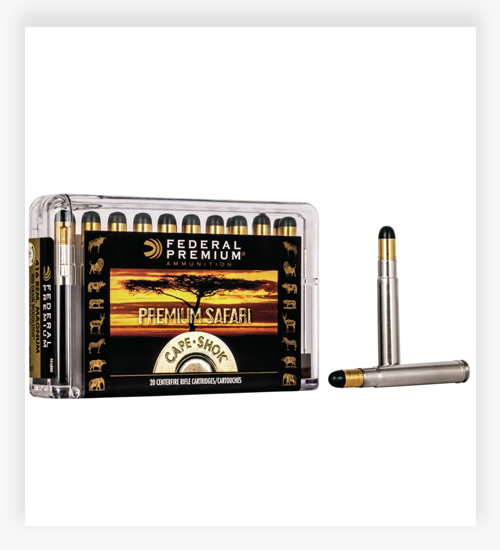 Federal Premium CAPE-SHOK .416 Remington Magnum 400 GR Woodleigh Hydro Solid Ammo