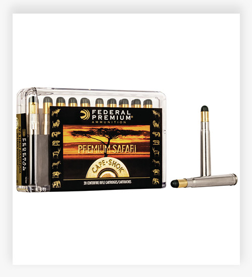 Federal Premium CAPE-SHOK 300 GR Woodleigh Hydro Solid 375 H&H Magnum Ammo