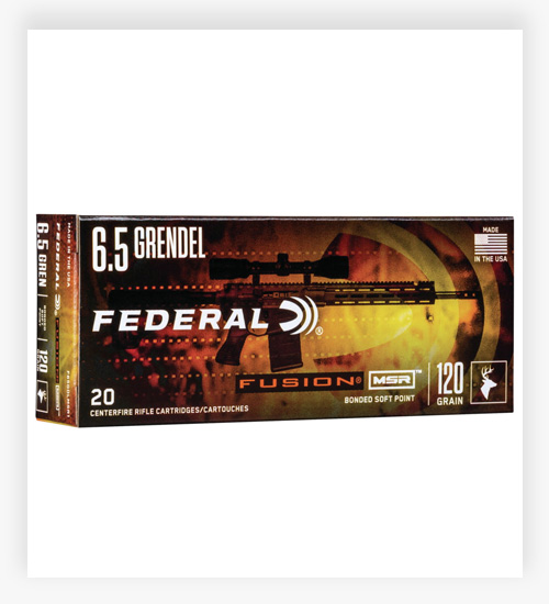 Federal Premium Fusion 6.5mm Grendel 120 GR Fusion Soft Point Ammo