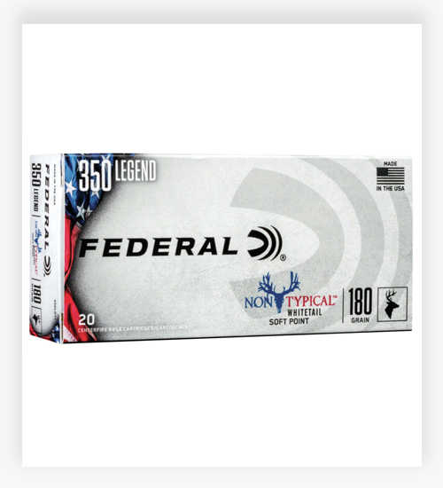 Federal Premium Non-Typical 180 GR Non-Typical Soft Point 350 Legend Ammo