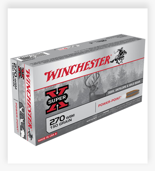 Winchester SUPER-X RIFLE 150 GR Power-Point 270 Win Short Magnum Ammo