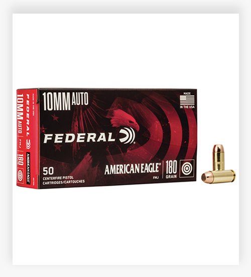 Federal Ammunition 10mm Ammo 180 GR FMJ