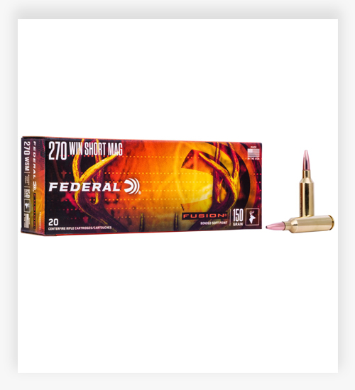 Federal Premium FUSION 150 GR Fusion Soft Point 270 Win Short Magnum Ammo