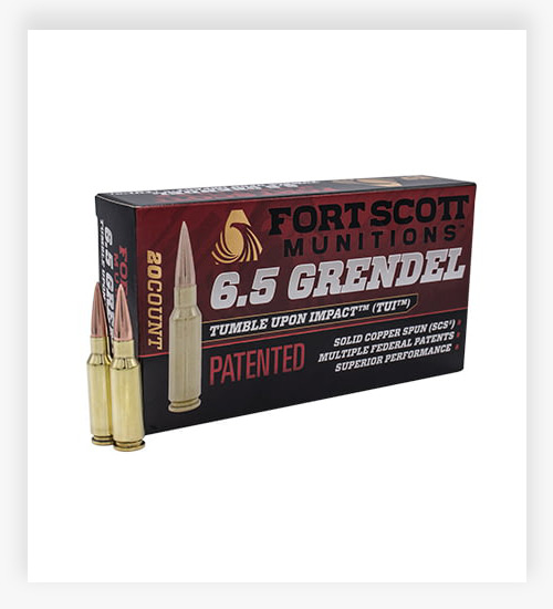 Fort Scott Munitions 6.5 Grendal 123 Grain 6.5 Grendel Ammo