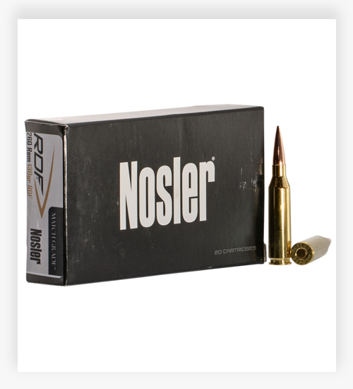 Nosler Round Nose Flat 130 GR 260 Remington Ammo