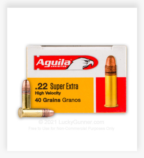 Aguila Super Extra 22 LR Ammo 40 Grain CPRN