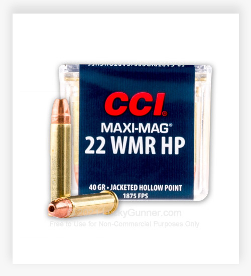 CCI Maxi-Mag 22 WMR Ammo 40 GR CPHP 