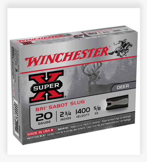 Winchester SUPER-X SHOTSHELL BRI 20 Gauge 5/8 oz 2.75" 20 Gauge Ammo