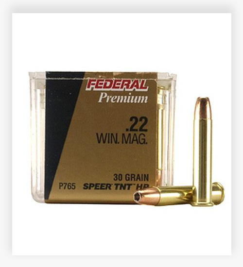 Federal Premium V•Shok .22 Winchester Magnum Rimfire 30 GR HP Speer TNT 22 WMR Ammo
