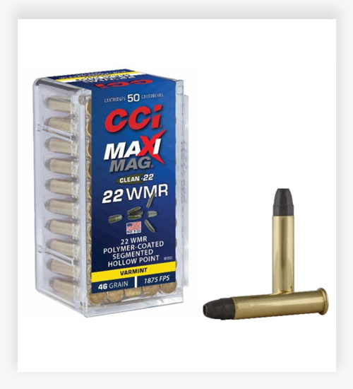 CCI Ammunition Maxi-Mag .22 Winchester Magnum Rimfire 46 GR SHP 22 WMR Ammo