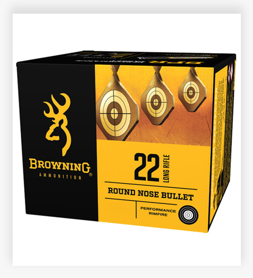Browning BPR .22 Long Rifle 40 Grain Copper Plated Hollow Point 22 LR Ammo