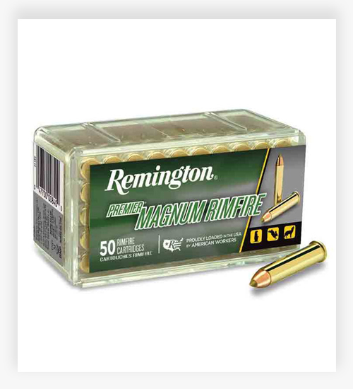 Remington Premier Rimfire .17 Hornady Magnum Rimfire 17 Grain AccuTip-V 17 HMR Ammo