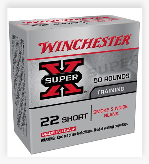 Winchester SUPER-X .22 Short 0 GR Blank 22 Short Ammo