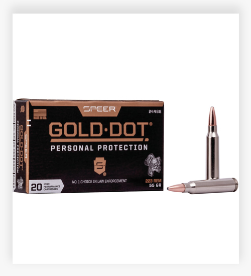 Federal Premium SPEER GOLD DOT .223 Remington 55 GR Speer Gold Dot Soft Point 223 Ammo
