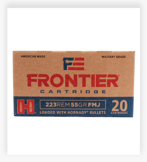 Hornady Frontier .223 Remington 55 Grain Full Metal Jacket 223 Ammo