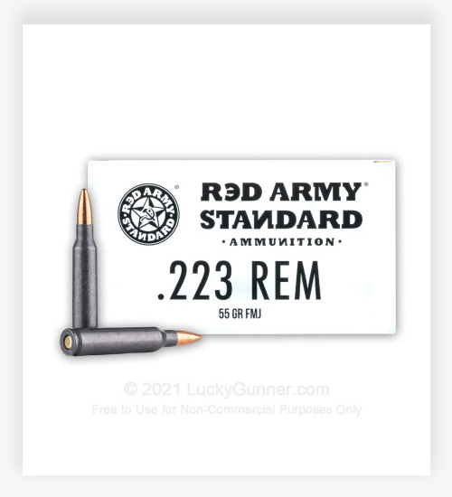 Red Army Standard 223 Rem Ammo 55 Grain FMJ