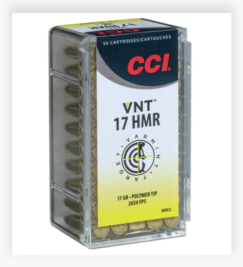 CCI Ammunition VNT™ .17 Hornady Magnum Rimfire 17 GR VNT 17 HMR Ammo