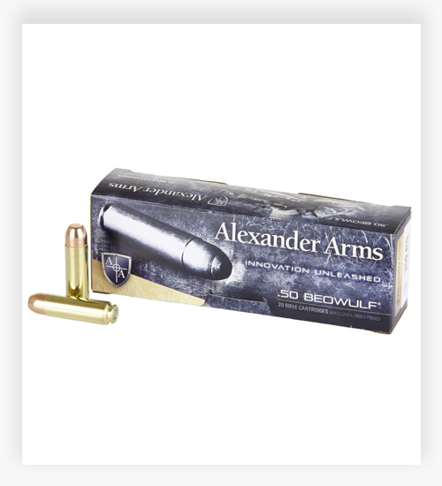 Alexander Arms Loaded Ammunition .50 Beowulf