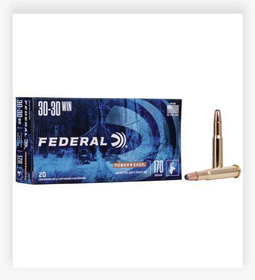 Federal Premium Power-Shok .30-30 Winchester Ammo 170 Grain Jacketed Soft Point
