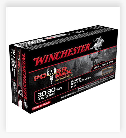 Winchester POWER MAX BONDED .30-30 Winchester Ammo 170 Grain BREPHP