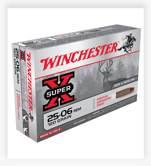 Winchester SUPER-X RIFLE .25-06 Remington Ammo 120 Grain PEP