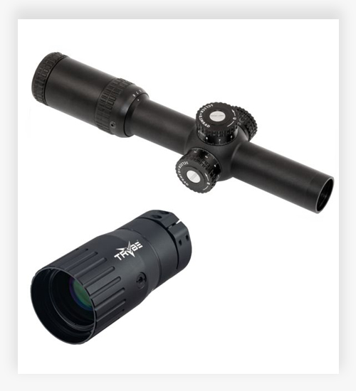 Shepherd Scopes Rugged Series 1-8x24 R-MIL Illuminated Riflescope Long Range Scope