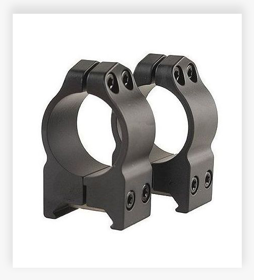 Warne 1in Permanently Attached Medium Scope Mount Rings