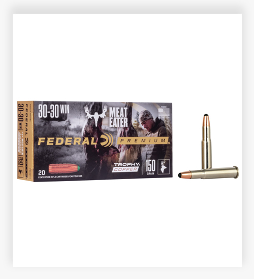 Federal Premium VITAL-SHOK .30-30 Winchester Ammo 150 Grain Trophy Copper