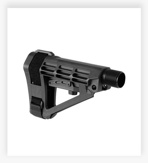 SB Tactical - AR-15 SBA4 5-Position ADJ Braces W/Mil AR Pistol Brace